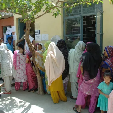 Stembureau in India. Foto: Regering India / Sanjiv Misra. CC BY 2.0